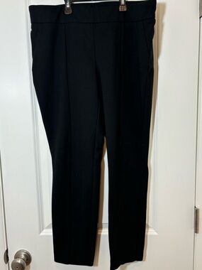 Hilary Radley Black High-Rise Stretch Pants